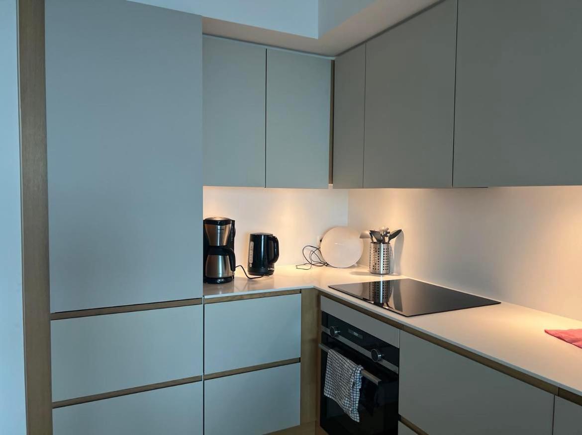 26-Etage Lejlighed Med Utrolig Havudsigt Århus Esterno foto